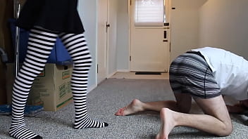 Preview 2 of Mature Massage Fuck - BALLBUSTING! Eric &amp_ Chaiyles Now on CBT,  Trampling,  Femdom