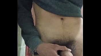 Preview 2 of Slos Gals Video - interesting cumshot after urinating in the bathroom