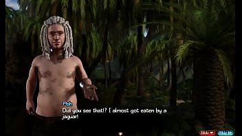 Preview 4 of Pawn Gay Spitroast - Treasure of Nadia Part 170 Jungle Visit by LoveSkySan69