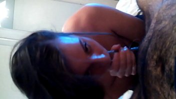 Preview 4 of Home Pokemon Club Tits - Amateur Brunette Sucking Big Cock Part 1
