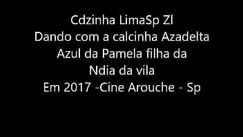 Preview 1 of Xxx Bhi Bhn Sleep - IMG 3616 Dando no cine com a calcinha azul azadelta da Pamela filha Ndia 2017