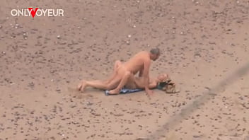 Preview 2 of Mya Ilford - Beach Voyeur. Older guy fucking hot MILF on the ocean shore