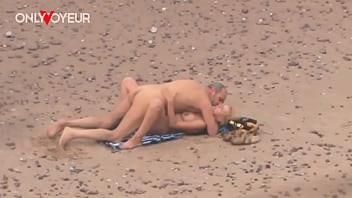 Preview 3 of Mya Ilford - Beach Voyeur. Older guy fucking hot MILF on the ocean shore
