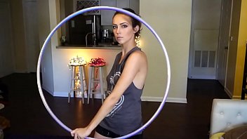 Preview 2 of Mesum Rok - hoop girl - titts shake dance