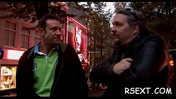 Preview 2 of J Aime Son Cul En Collant - Lustful old lad goes amsterdam