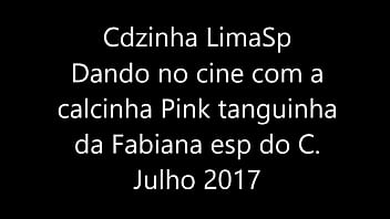 Preview 1 of Bey Bey Sex Video - Dando no cine com a calcinha fio pink de gatinho da Fabiana esp do amigo Cls2017