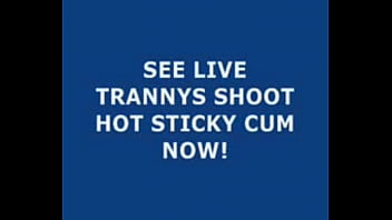 Preview 4 of Sleepover Fantasy - Live Tranny Cum 64