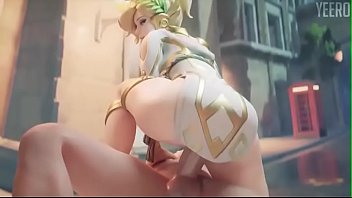 Preview 2 of Pnay Porn - 3d horny big tits blonde princess fuck