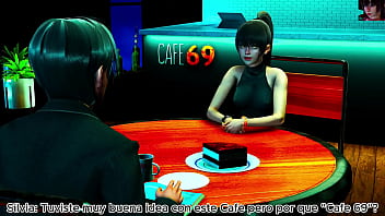 Preview 3 of Italian Gang Rape Porn - Historias del cafe 69 - Sarah y Silvia