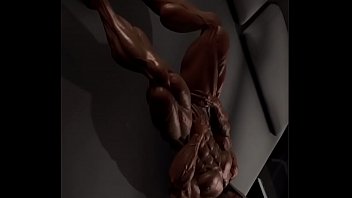 Preview 2 of Denial Deep - ripped muscle girls abs popping