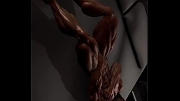 Preview 3 of Denial Deep - ripped muscle girls abs popping