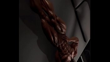 Preview 1 of Denial Deep - ripped muscle girls abs popping