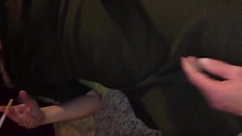 Preview 1 of Pussy Eja - Wife destroying dress,  smoking,  BJ facial