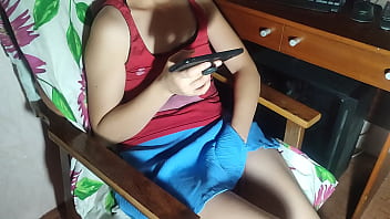 Preview 1 of Horny X Video - Korean girl at night decided to watch porn,  got horny and masturbates