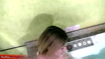 Preview 4 of Cusuak Sex - Slender cock girl masturbates her huge ladystick in jacuzzi