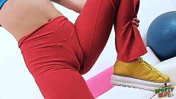 Preview 3 of Hakan With Dating - Sexy Teen Blonde Slut Has Big Cameltoe Big Tits &amp_ Round Ass