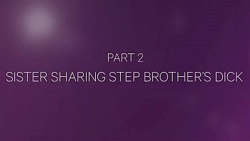 Preview 1 of Geld Tube - Step sister gives helping hand with girlfreind make rimjob her brother