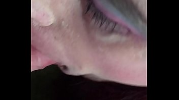 Preview 3 of Granny Rides Dildo - Alexis Bane English CD TV tgirl sucks cock and gets messy facial cumshot