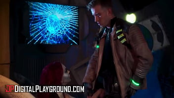 Preview 2 of Asyali Porno - DIGITALPLAYGROUND - Watch Bombshell Amber Jayne And Danny D Fuck In An Abandoned Spaceship