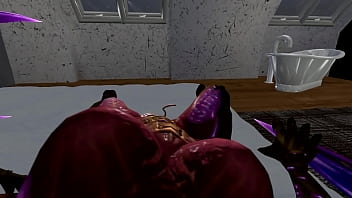Preview 3 of Hot Finger Big Boobs - Kerri-prod - Kerrigan and the alien chestbuster.