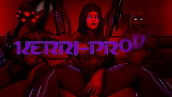 Preview 1 of Hot Finger Big Boobs - Kerri-prod - Kerrigan and the alien chestbuster.