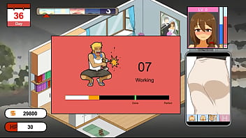 Preview 2 of Dog In Girl Sex Scandal - Worker having sex with his female clients in Handyman legend new hentai ryona game