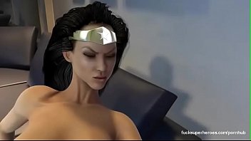Preview 1 of 5inch Lund - 3d horny spidergirl vs wonder women sex.