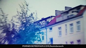 Preview 1 of Bbw Arap Girl - BUMS BESUCH - German pornstar Manu Magnum fucks amateur guy and gets cum on tits