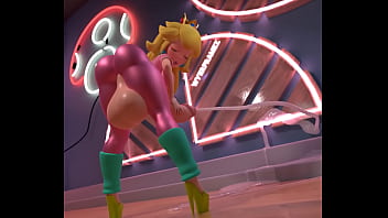 Preview 2 of Pantyhose Fisting - Futanari Princess Peach (wyerframeZ)