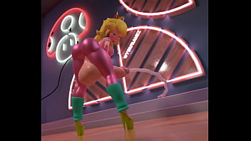 Preview 1 of Pantyhose Fisting - Futanari Princess Peach (wyerframeZ)