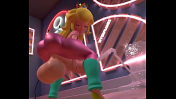 Preview 4 of Pantyhose Fisting - Futanari Princess Peach (wyerframeZ)