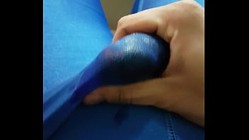 Preview 3 of Dalina - Wet Lycra self fondle