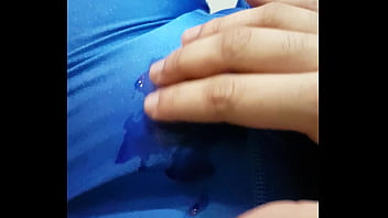 Preview 1 of Dalina - Wet Lycra self fondle