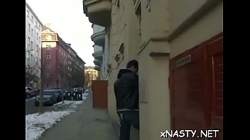 Preview 1 of Men Wearing Boots - Ribald slut bangs a stranger