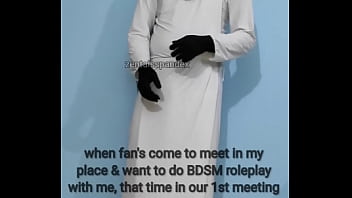 Preview 4 of Curious Teen Babe - Zentai CD crossdresser Niqab BDSM
