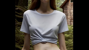 Preview 3 of Roos Sexcom - Girls in their underwear hanging out at cabin in the woods