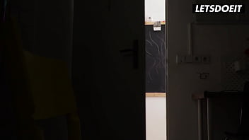Preview 1 of Bbc Gif2 - Smoking Hot Maid Chloe Lamour Raunchy Anal Fuck with Hostel Guest - HORNY HOSTEL