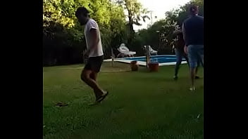 Preview 4 of Boy And Ola Women - Old fat man anal destruction by biblical fisting at country side house