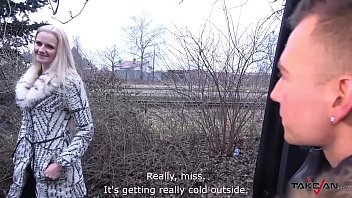Preview 2 of Seks On Tv - Young Czech Tricked into Getting Pounded in a Moving Van