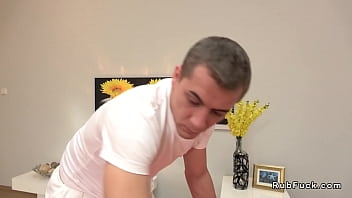Preview 2 of Broter Fuk Sister Alonge Time - Nerd big cock masseur bangs shaved blonde