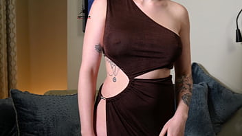 Preview 4 of Tata Porn - Kat Knife dressing and undressing trying on multiple outfits