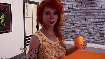 Preview 1 of Teen Big Booty Voyeur - Being A DIK #136 - Slutty Redhead Humiliates Her Small Dick Boyfriend After He Accidentally Got Her Pregnant