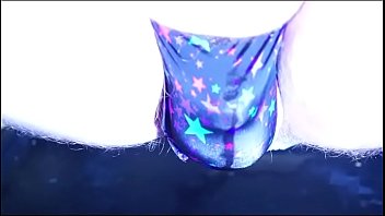 Preview 1 of Big Sex Squad - pissing black starry knickers