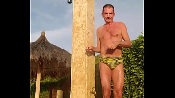 Preview 3 of Thef Brazzers - Pervy PapiFachero loves the sun and his speedos! #speedos