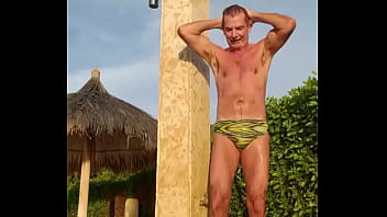 Preview 4 of Thef Brazzers - Pervy PapiFachero loves the sun and his speedos! #speedos