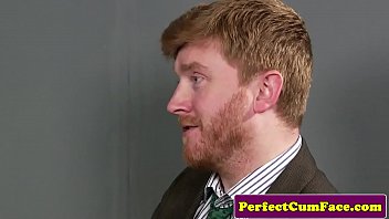 Preview 2 of Baldz Sex - Chubby nurse jizz sprayed after blowjob
