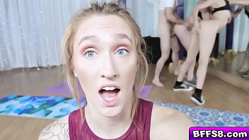 Preview 3 of Keiran Lee Squirt - Brick Danger fucking those tight yoga pussies