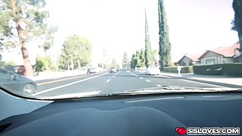 Preview 4 of Rare Video Sexsy Mom And Son - Katya Rodriguez gave stepbro a blowjob in a car
