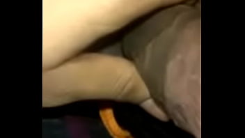 Preview 3 of Baby Oil Massage Blond - My friend playing with my black cock when i s..