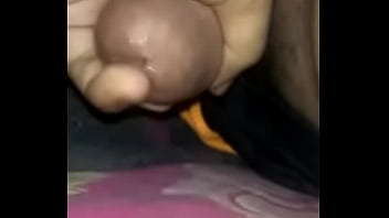 Preview 1 of Baby Oil Massage Blond - My friend playing with my black cock when i s..